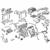 OEM 2015 Cadillac ELR Actuator Diagram - 13372987