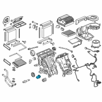 OEM 2013 Chevrolet Camaro Temperature Motor Diagram - 13332582