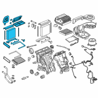 OEM Chevrolet Malibu Limited Seal Kit Diagram - 13332716