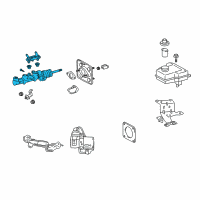 OEM 2005 Toyota Prius Master Cylinder Diagram - 47201-47040