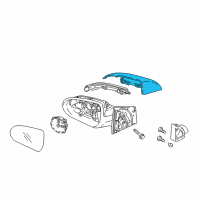 OEM 2018 Hyundai Accent Rear View Mirror Scalp, Right, Exterior Diagram - 87626-H9010