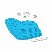 OEM 2018 BMW M760i xDrive Rear Light In The Side Panel, Left Diagram - 63-21-7-342-965