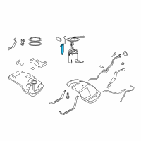 OEM 2011 Ford Escape Fuel Gauge Sending Unit Diagram - AM6Z-9A299-A