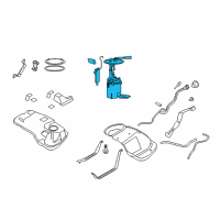 OEM 2011 Ford Escape Fuel Pump Diagram - AM6Z-9H307-A