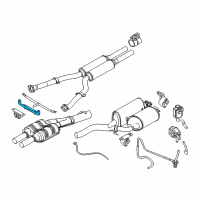 OEM BMW 760i Bracket Diagram - 18-20-7-505-781