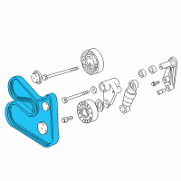 OEM 1998 BMW Z3 Ribbed V-Belt Diagram - 11-28-7-636-366