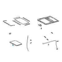 OEM Toyota Sunshade Knob Diagram - 63328-12030-A1