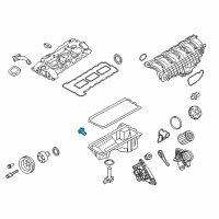 OEM 2015 BMW M3 Screw Plug With Gasket Ring Diagram - 11-11-7-849-396