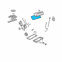 OEM 2007 Mercury Mountaineer Gasket Diagram - 7L1Z-6584-A