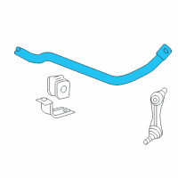 OEM 2005 Chevrolet Corvette Stabilizer Bar Diagram - 10339124