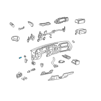 OEM 1998 Chevrolet C3500 Door Ajar Switch Diagram - 15739935