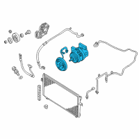 OEM 2005 Nissan Altima Compressor - Cooler Diagram - 92600-CA03B