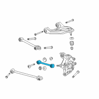 OEM 2010 Honda Accord Arm, Left Rear Control Diagram - 52345-TA0-A00