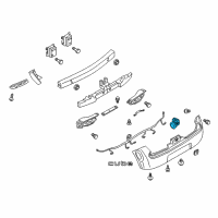 OEM Nissan Cube Sensor-Sonar Diagram - 25994-CM12E