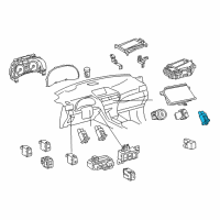 OEM Lexus RX350 Switch, Power Back Door Main Diagram - 84930-0E060
