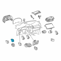 OEM 2015 Lexus RX350 Switch Assy, Door Control Diagram - 84930-0E051