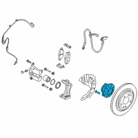 OEM 2021 Kia Soul Front Wheel Hub Assembly Diagram - 51750O1000