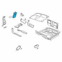 OEM 2007 Dodge Dakota Panel-C Pillar Diagram - 5HP48XDHAA