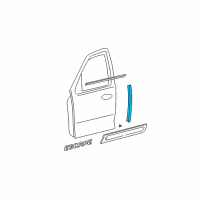 OEM 2006 Ford Escape Edge Guard Diagram - YL8Z-7820910-AA