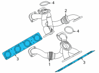 OEM 2016 BMW M6 Gran Coupe Gasket Diagram - 11-62-7-589-106