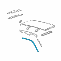 OEM 2002 Ford Expedition Weatherstrip Diagram - XL1Z-7851223-AA