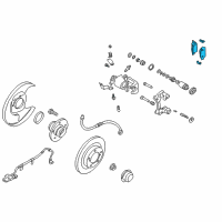 OEM 2001 Nissan Maxima Pad Kit-Disc Br Diagram - DD060-4U092