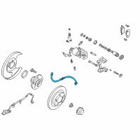 OEM 1997 Nissan Maxima Hose Assy-Brake, Rear Diagram - 46210-31U01