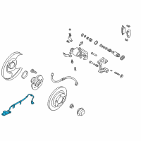 OEM 2001 Nissan Maxima Sensor Assembly-Anti SKID, Rear Diagram - 47900-2Y000