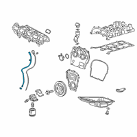 OEM 2021 Cadillac CT4 Tube Assembly Diagram - 12663777