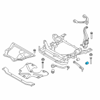 OEM BMW Rubber Mounting Diagram - 31-12-6-855-509