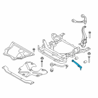 OEM 2018 BMW X6 Bottom Rubber Mount Wishbone, Right Diagram - 31-12-7-850-158