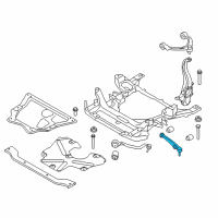 OEM 2017 BMW X6 Bottom Rubber Mount Wishbone, Right Diagram - 31-12-7-850-158