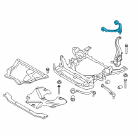 OEM 2019 BMW X6 Upper Left Wishbone Diagram - 31-12-6-788-981