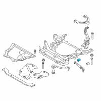 OEM 2019 BMW X6 RUBBER BUSHING FOR A-ARM Diagram - 31-12-7-850-277