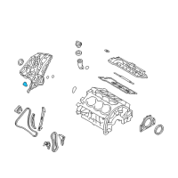 OEM Kia Gasket-Outlet, LH Diagram - 213543C540