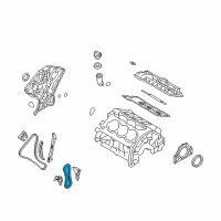 OEM 2011 Hyundai Genesis Chain-Oil Pump Diagram - 24322-3CGA1