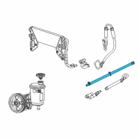 OEM Ram 2500 Hose-Power Steering Return Diagram - 68031954AG