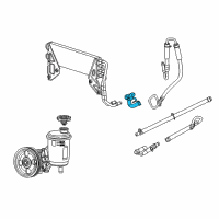 OEM 2018 Ram 2500 Hose-Power Steering Return Diagram - 68056857AF