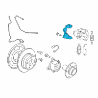 OEM 2010 BMW X5 Calliper Carrier Diagram - 34-21-6-776-936