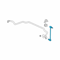 OEM 2014 Honda Ridgeline Link Assembly, Front Stabilizer Diagram - 51320-SJC-A01