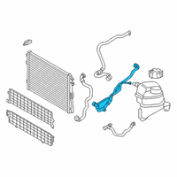 OEM BMW 330e xDrive HOSE COOLANT RADIATOR INTAKE Diagram - 17-12-8-654-845