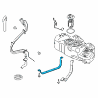 OEM 2017 Ford Transit Connect Fuel Tank Strap Diagram - DV6Z-9054-A