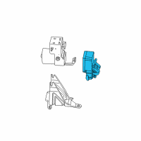 OEM Pontiac Bonneville Electronic Brake And Traction Control Module Assembly Diagram - 12226953