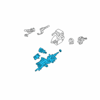 OEM Lexus Gear Assembly, Tilt Steering Diagram - 45810-50050