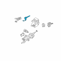 OEM Lexus LS460 Switch Assy, Windshield Wiper Diagram - 84652-50151