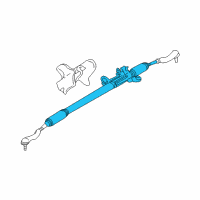 OEM 2010 Chrysler Sebring Gear-Rack And Pinion Diagram - 68093002AC