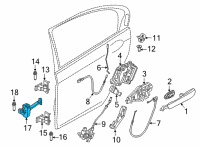 OEM 2021 BMW 840i xDrive Gran Coupe REAR DOOR BRAKE Diagram - 51-22-7-440-724