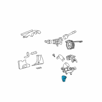OEM Saturn Vue Ignition Switch Diagram - 25800632