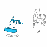 OEM 2003 Chevrolet Silverado 2500 HD Composite Assembly Diagram - 16526133