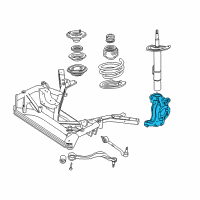 OEM BMW Z8 Left Carrier Diagram - 31-21-6-750-949